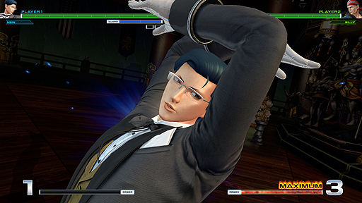 画像集 No.005のサムネイル画像 / 「THE KING OF FIGHTERS XIV」チーム紹介トレイラー第10弾は「サウスタウンチーム」。お馴染みギースとビリー，そして新キャラ・ハインの構成
