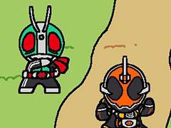 「仮面ライダーあつめ」が2016年1月に配信開始予定。人気アプリ「ねこあつめ」のシステムをベースに,ライダーのコレクションを楽しめる