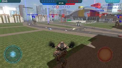 画像集 No.008のサムネイル画像 / 戦場のビーコンを奪い合う6対6のロボットアクションゲーム「Walking War Robots」を紹介する「(ほぼ)日刊スマホゲーム通信」第973回