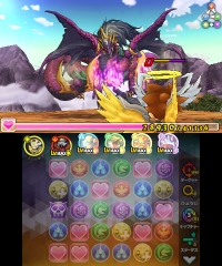 画像集 No.010のサムネイル画像 / 「パズドラクロス」のラッシュクエスト第4弾が本日配信。神の章では「偽王国魔君ラッシュ!」,龍の章では「五天荒龍ラッシュ!」に挑戦できる