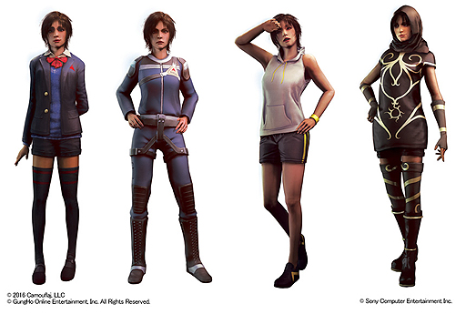 画像集 No.003のサムネイル画像 / PS4「Republique」に向けた追加コスチュームの詳細が発表。着ると特殊なモードで遊べる仕掛け付き,さらに「GRAVITY DAZE」のキトゥン風コスも