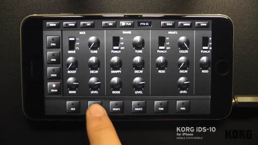 KORG iDS-10 for iPhone - Beat Making