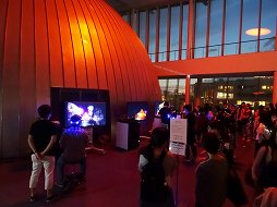 画像集 No.006のサムネイル画像 / VRの新しい形を目指す「Rez」の実験プロジェクトが始動! ひと味違った没入感を楽しめる,巨大なドーム型スクリーンを使ったイベントをレポート