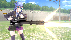 画像集 No.036のサムネイル画像 / 「バレットガールズ2」,スピーディな戦闘を実現する「パンツ・チラリ・アクション」(PTA)ほか前作からの追加要素が公開に