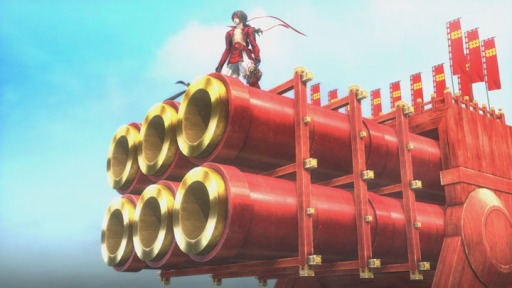 画像集 No.008のサムネイル画像 / 「戦国BASARA 真田幸村伝」メインモードのクライマックス「第8章 大坂冬の陣・真田丸砲撃！」の情報を公開。ゆるキャラ特別衣装も登場