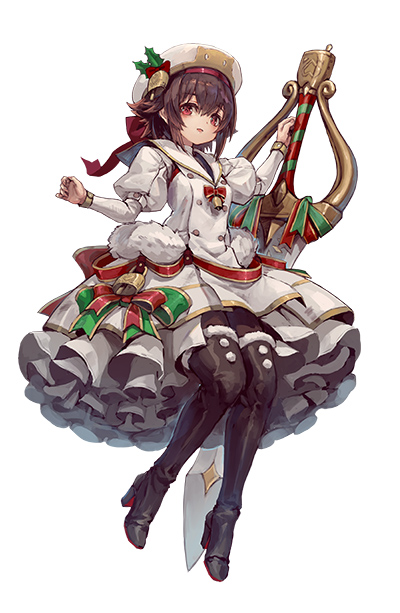 画像集 No.003のサムネイル画像 / 「グリムノーツ Repage」，女神キュベリエや人魚姫たちがクリスマス衣装で登場。2020年1月には公式番組の配信も