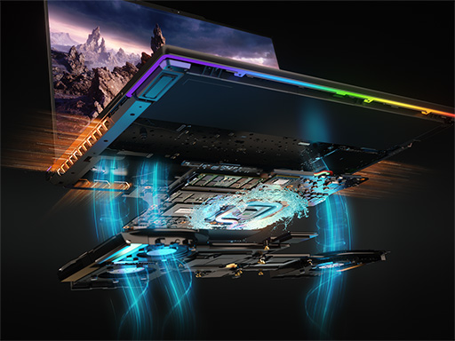 画像集 No.003のサムネイル画像 / 液冷クーラー内蔵の16インチ級ゲームノートPC「Legion 9i」をLenovoが発表
