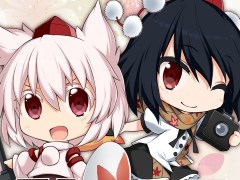 東方ファンゲーム「ダブルフォーカス」のPS Vita版が本日配信。「不思議の幻想郷」で犬走椛が使用できるDLCが付いてくる