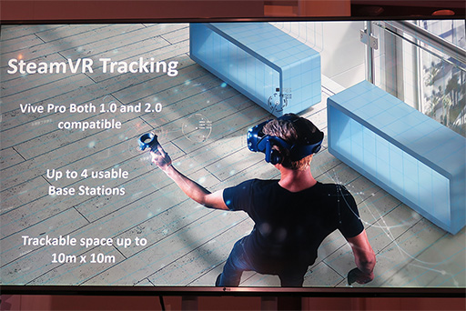 画像集 No.007のサムネイル画像 / ［CES 2018］HTC，解像度が向上した新型VR HMD「Vive Pro」を発表。Viveをワイヤレス化する純正アダプターも