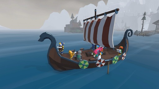 画像ギャラリー No.006のサムネイル画像 / ふにゃふにゃ協力アクション「Human Fall Flat」，バイキングな新レベルを追加。「デイヴ・ザ・ダイバー」とのコラボも