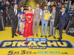ピカチュウのイエローが新宿を埋め尽くした,映画「名探偵ピカチュウ」ワールドプレミアレポート。渡辺 謙さんら豪華キャスト陣も集結