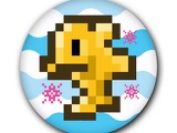 Wii U版「テラリア」の体験イベントがイオン苫小牧店で開催。試遊すると歩く金魚の缶バッジがもらえる