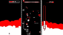 画像集 No.003のサムネイル画像 / PS4/PS Vita版「Downwell」が配信開始。井戸をひたすら落ちる2Dアクション