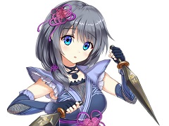 「政剣マニフェスティア」に新キャラ「ユーリア・アベ」が登場。恥ずかしがり屋だが戦闘の腕は確かなくノ一