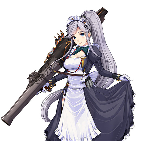 画像集 No.005のサムネイル画像 / 「政剣マニフェスティア」，アップデートで新キャラや新シナリオ「通常戦挙区4後編」が追加。新キャラは「バズーカ」を持つ“お姉さんメイド”