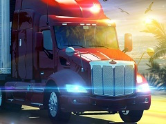 日本語版「アメリカン トラック シミュレーター」のダウンロード販売が2月26日に決定。名所を巡りながらアメリカ最大の運送会社を目指そう