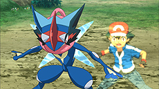 画像集 No.024のサムネイル画像 / 「ポケットモンスター サン・ムーン」,「サトシゲッコウガ」と一緒に冒険できる体験版が10月18日より配信。オリジナルデザインの2DS本体も登場