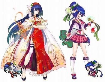 画像集 No.002のサムネイル画像 / 「魔法陣少女 ノブナガサーガ」，新キャラのシュウユとカンウが登場