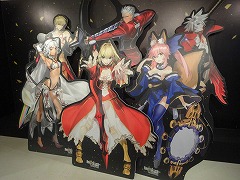 実寸大「原初の火(アエストゥス・エストゥス)」がお披露目。イベント限定グッズも販売される「Fate/EXTELLA」のイベント「Fate/EXTELLA MUSEUM」をレポート