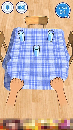 画像集 No.004のサムネイル画像 / ひたすら引っぱり続けるフリックアクションゲーム「俺に引けないテーブルクロスはない！！」を紹介する「（ほぼ）日刊スマホゲーム通信」第1087回