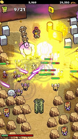 画像集 No.005のサムネイル画像 / ゾンビをバリバリ倒すスマホアプリ「ZOMBIE GOLD RUSH」，iOS/Android版が配信開始
