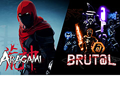スペイン生まれの和風ステルスアクション「Aragami」,3Dアスキーアートによるダンジョン探索RPG「Brut@l」のPS4向け国内配信が本日スタート