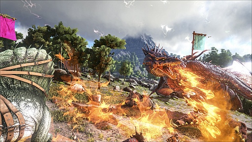 画像集 No.002のサムネイル画像 / 「ARK: Survival Evolved」をベースにしたPS4向けアクションゲーム「ARK: Survival of the Fittest」が2016年7月19日にリリース