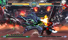 画像集 No.010のサムネイル画像 / コンシューマ機版「BLAZBLUE CENTRALFICTION」,ストーリーモードクリアなどで解放されるプレイアブルキャラ「スサノオ」の情報が公開