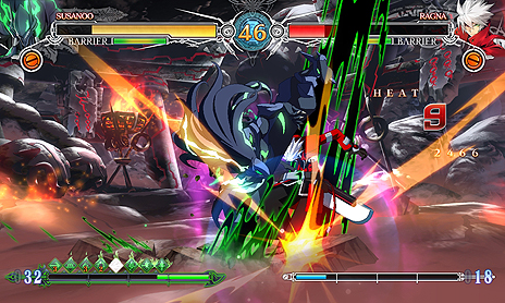 画像集 No.016のサムネイル画像 / コンシューマ機版「BLAZBLUE CENTRALFICTION」,ストーリーモードクリアなどで解放されるプレイアブルキャラ「スサノオ」の情報が公開
