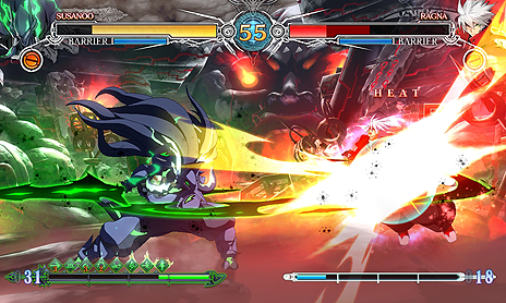 画像集 No.017のサムネイル画像 / コンシューマ機版「BLAZBLUE CENTRALFICTION」,ストーリーモードクリアなどで解放されるプレイアブルキャラ「スサノオ」の情報が公開