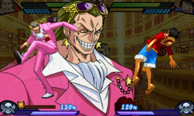 画像集 No.004のサムネイル画像 / 3DS「ONE PIECE 大海賊闘技場」体験版の配信が本日スタート。映画最新作に登場するギルド・テゾーロもプレイアブルキャラとして参戦