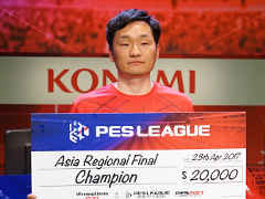 「ウイニングイレブン 2017」世界決勝への切符を手にしたのは,まやげか氏とじょー氏。「PES LEAGUE ROAD TO CARDIFF」アジア地域決勝をレポート