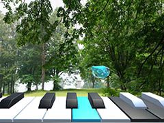 スマホ向け音楽ゲーム「古杣」が配信中。「パラッパラッパー」「ビブリボン」などで知られるクリエイター,松浦雅也氏の新作アプリ