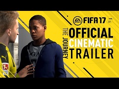 「FIFA 17」の体験版が本日配信スタート。ストーリーモード「The Journey」をフィーチャーしたシネマティックトレイラーも公開に