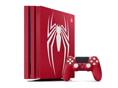 赤と白のコントラストが鮮やかなスパイダーマン仕様のPS4 Pro本体と「Marvel’s Spider-Man」のセットモデルが9月7日に数量限定で発売