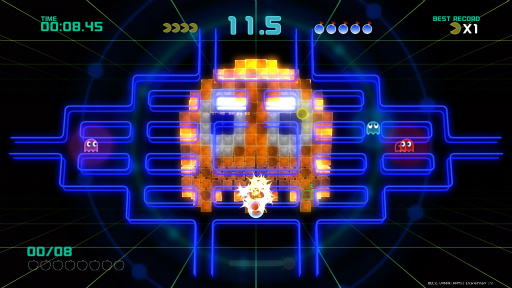 No.022Υͥ / PAC-MAN CHAMPIONSHIP EDITION 2ץץ쥤ݡȡܥоǡɼˡޤޤȥåˤʤäƥѥåޥ󤬵äƤ
