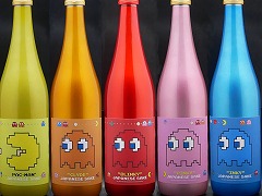 パックマンやゴーストをイメージした「パックマン 40周年記念日本酒」が7月4日に発売。細川たかしさんとのコラボも