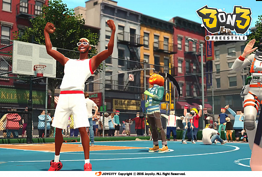画像集 No.001のサムネイル画像 / PS4版「3on3 FreeStyle」，高レベルキャラクターが1週間のローテションで無料開放。「ランクモード」のシーズン2も