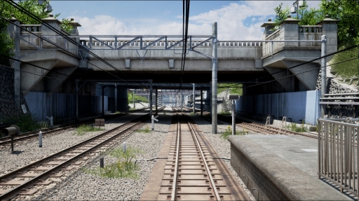 画像集 No.005のサムネイル画像 / 新たなAC版「電車でGO!!」が発表に。3画面の大型ディスプレイに映し出される車窓風景で,運転士気分が味わえる。連動スマホアプリも今冬配信
