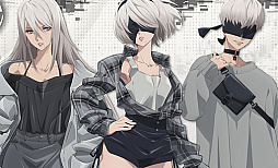 アニメ「NieR:Automata Ver1.1a」,ドン・キホーテと7月13日からコラボ。描き下ろしイラストを使用したグッズを販売
