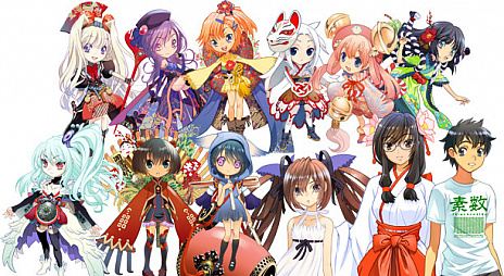 画像集 No.001のサムネイル画像 / 「RPGツクール フェス」のDLC“ツクモン”が配信開始。萩原一至氏の描き下ろしによる12体分のキャラクターを収録