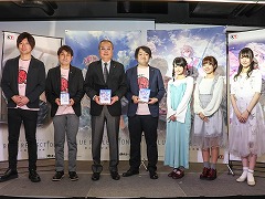 「BLUE REFLECTION 幻に舞う少女の剣」の完成発表会が開催。キャラデザインと監修を手がけた岸田メル氏が,空気感や設定などへのこだわりを明かした