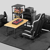 画像ギャラリー No.010のサムネイル画像 / 布団やこたつから出ずにゲームをしたい。そんな願いを「Bauhutte」を使ってかなえる,「あったかゲーミング要塞化レイアウト」を公開