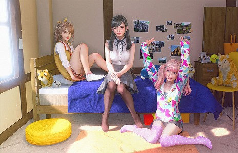 画像集 No.007のサムネイル画像 / 「しあわせ荘の管理人さん。」一つ屋根の下で暮らす3人の美女達のプロフィールが公開。バーチャルがリアリティしちゃうプロモーションムービーも