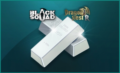 画像集 No.004のサムネイル画像 / 「BLACK SQUAD」で，本物の銀塊1kgが当たる「ドラゴンネストR」とのコラボ企画が開催。12月23日には初のオフラインイベントも