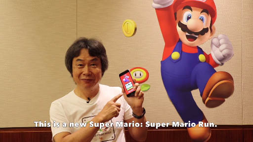 Mr. Miyamoto introduces Super Mario Run!