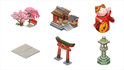 画像集 No.002のサムネイル画像 / 「恋する胸キュン牧場」，「秋の桜まつり」開催。デコセットに「秋の庭」が新登場