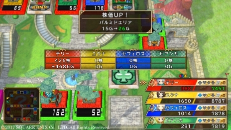 画像集 No.019のサムネイル画像 / 「いただきストリート DQ&FF 30th ANNIVERSARY」本作で重要となる“お金の稼ぎ方”を紹介。初登場となるリッカやミンフィリアなどの情報も