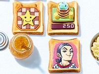 「いたスト DQ&FF 30th」,トーストでキャラやマスを再現した“いたストースト”がおいしそうな特設サイトでTwitterキャンペーンを実施
