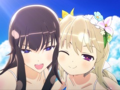 「閃乱カグラ PEACH BEACH SPLASH」,主題歌も聴けるオープニングアニメが公開。Vita版「ESTIVAL VERSUS」廉価版は11月17日に発売